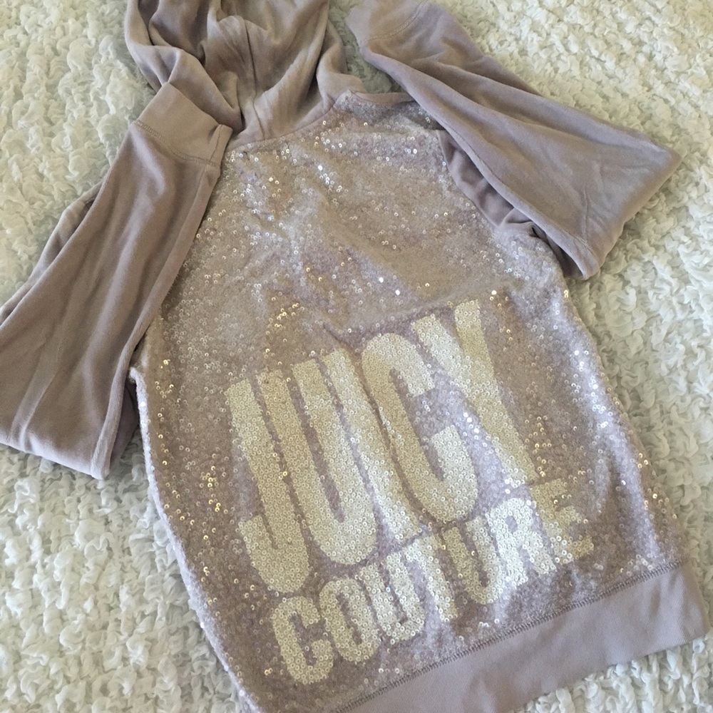 NWOT Very Rare Juicy Couture Sequins Hoodie